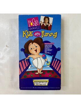 Rosie ODonnells Kids Are Punny VHS 1996 Comedy Inspired Cast Voices Pre-Owned